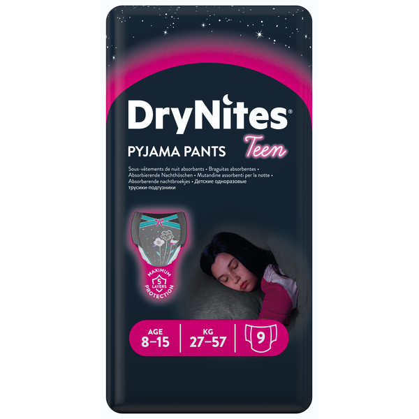 Трусики Huggies DryNites для девочек 8-15 лет 9 шт Вид№4