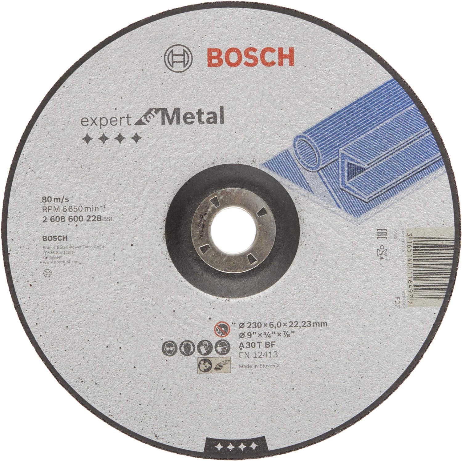 Шлифовальный диск Bosch 2608600228