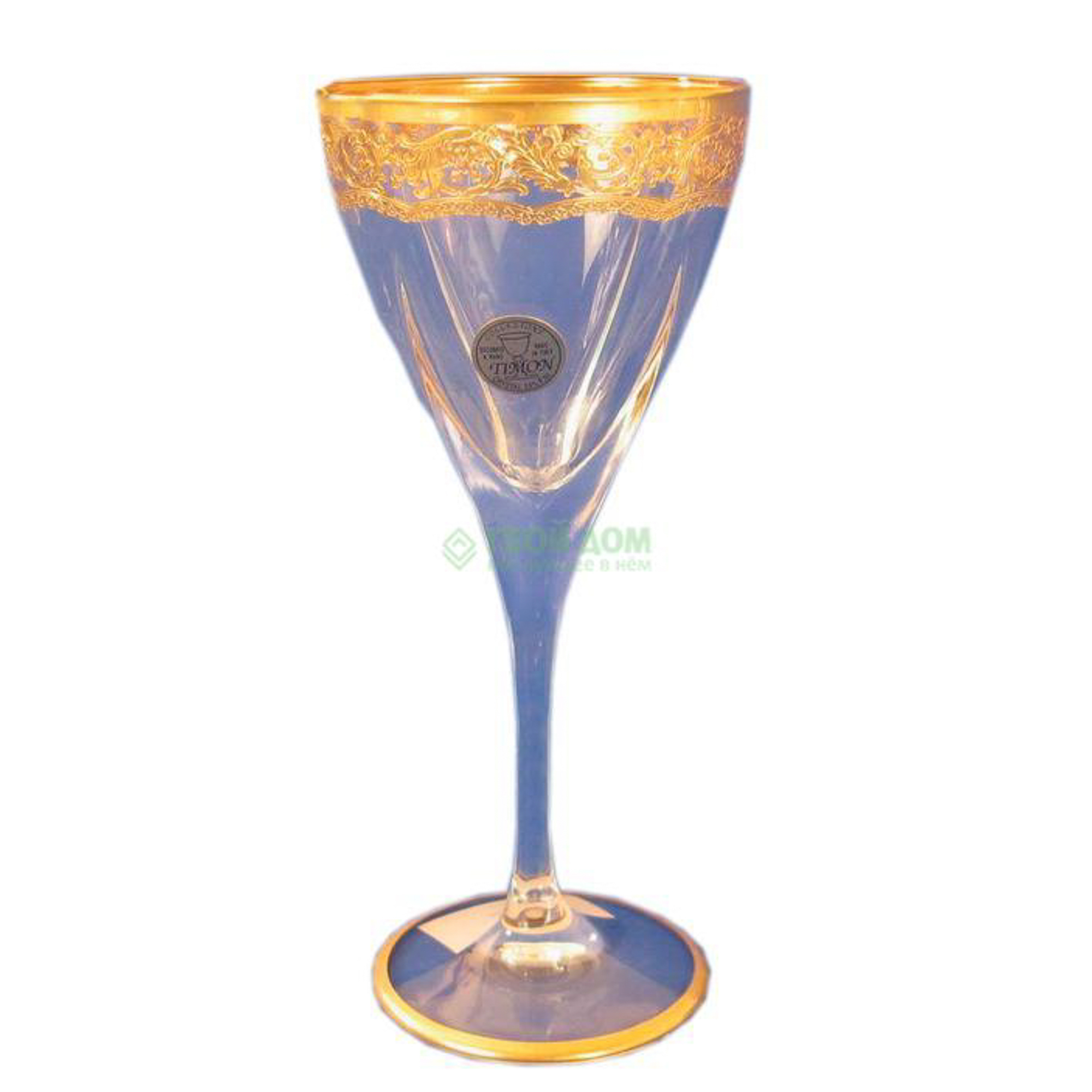 Набор бокалов для белого вина Timon srl 6шт 200 фьюж онда (16674), цвет золотой - фото 1