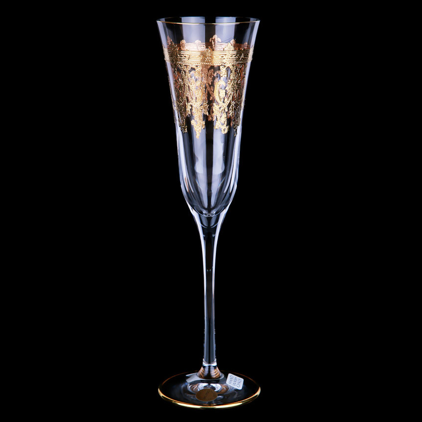 Бокалы для шампанского Precious Sabina 6 шт бокалы для шампанского 120 мл 6 шт rcr cristalleria italiana spa лаурус без декора 117032