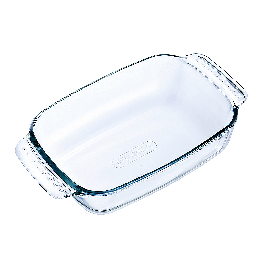 Форма для запекания Pyrex Classic Easy Grip Glass Прямоугольная 22х13 см (228B000/5040), цвет прозрачный - фото 1