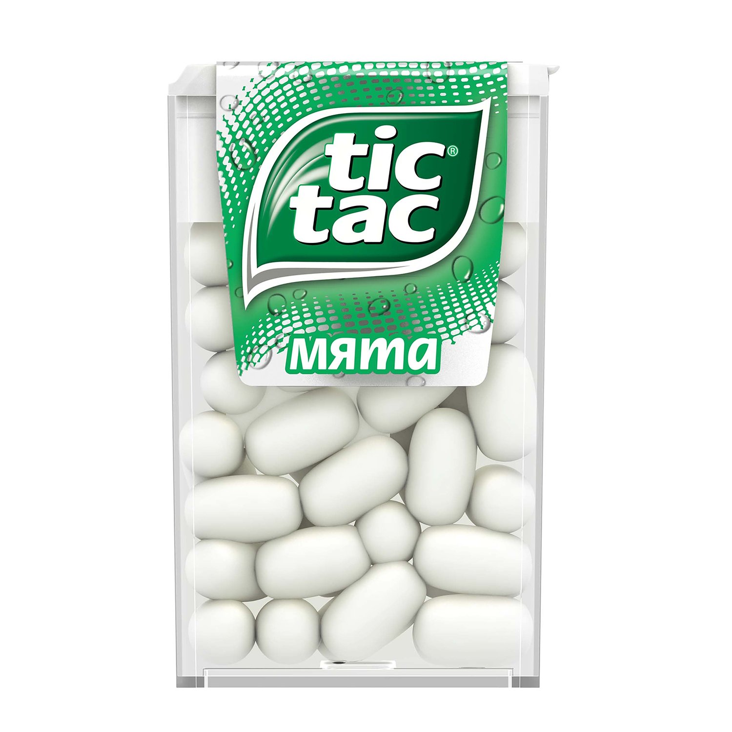 Драже Tic Tac Мятный, 16 г коробка складная под 4 конфеты белая 12 6 х 12 6 х 3 5 см