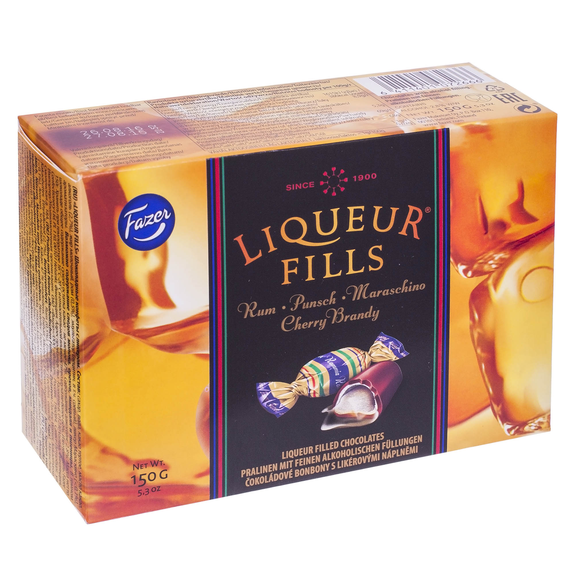 

Конфеты с ликером Fazer Liqueur Fills 150 г