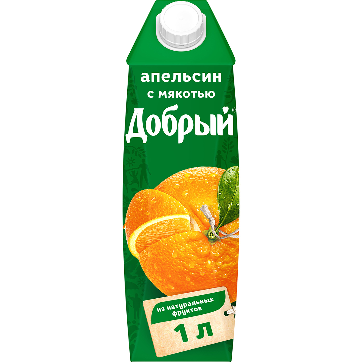 Нектар Добрый Апельсиновый 1 л нектар добрый апельсин с мякотью 2 литра