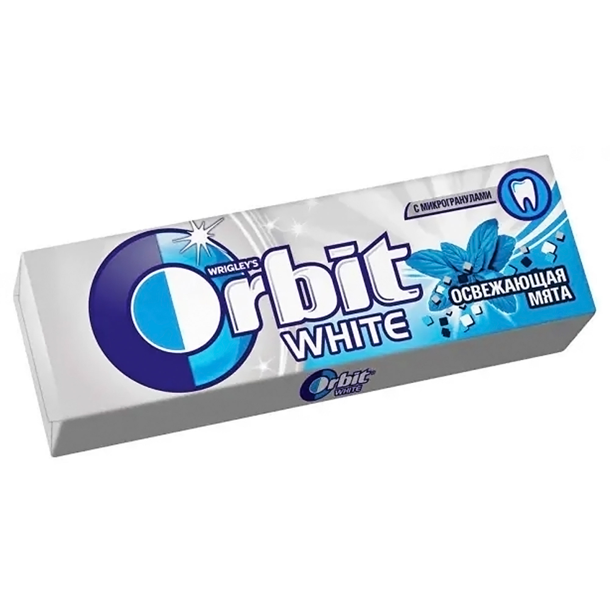Жевательная резинка Orbit White Освежающая мята, 13,6 г жевательная резинка orbit классический без сахара 10 2 гр