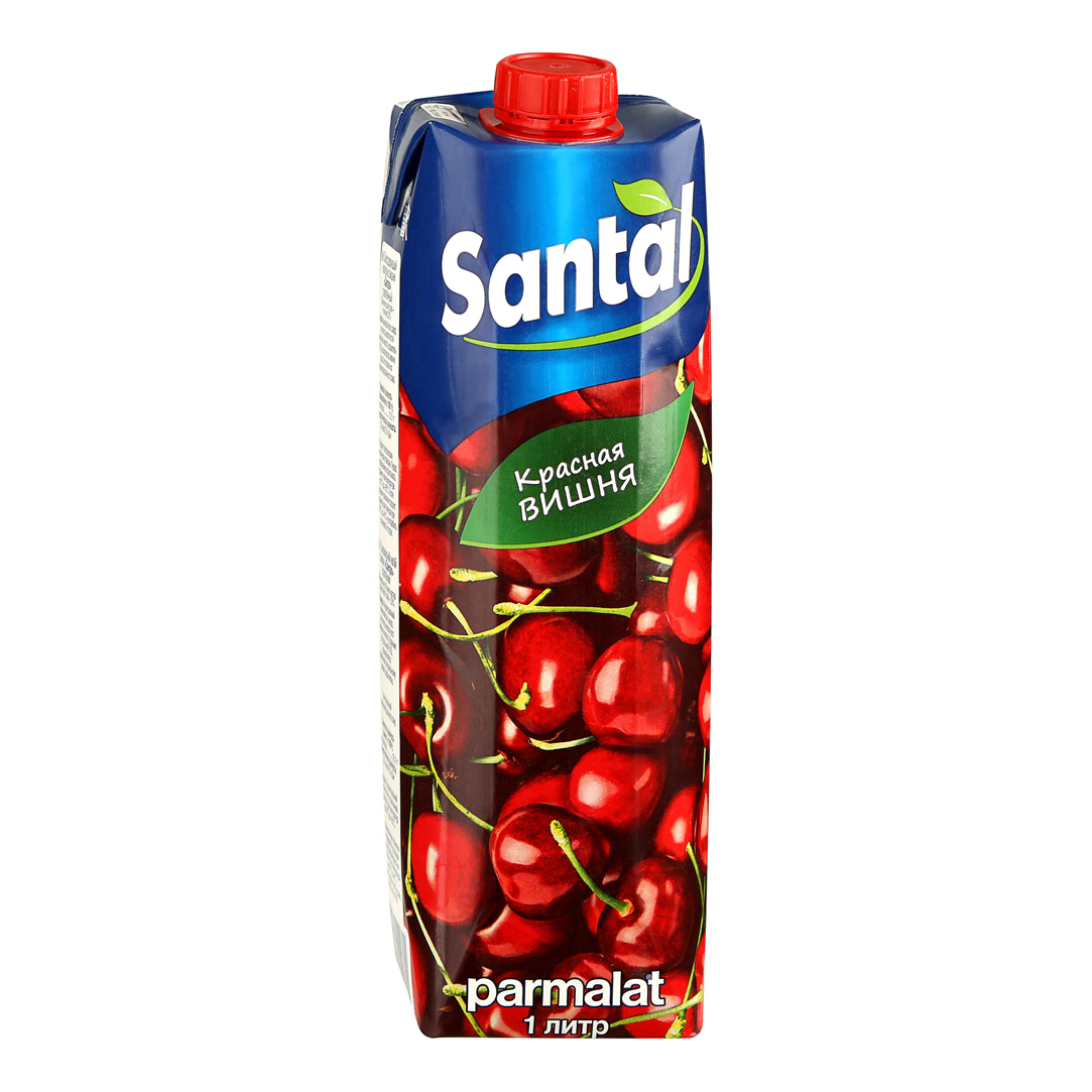 Напиток Santal красная вишня 1 л изотонический напиток vistens мультифрукт 0 5 литра пэт 6 шт в уп