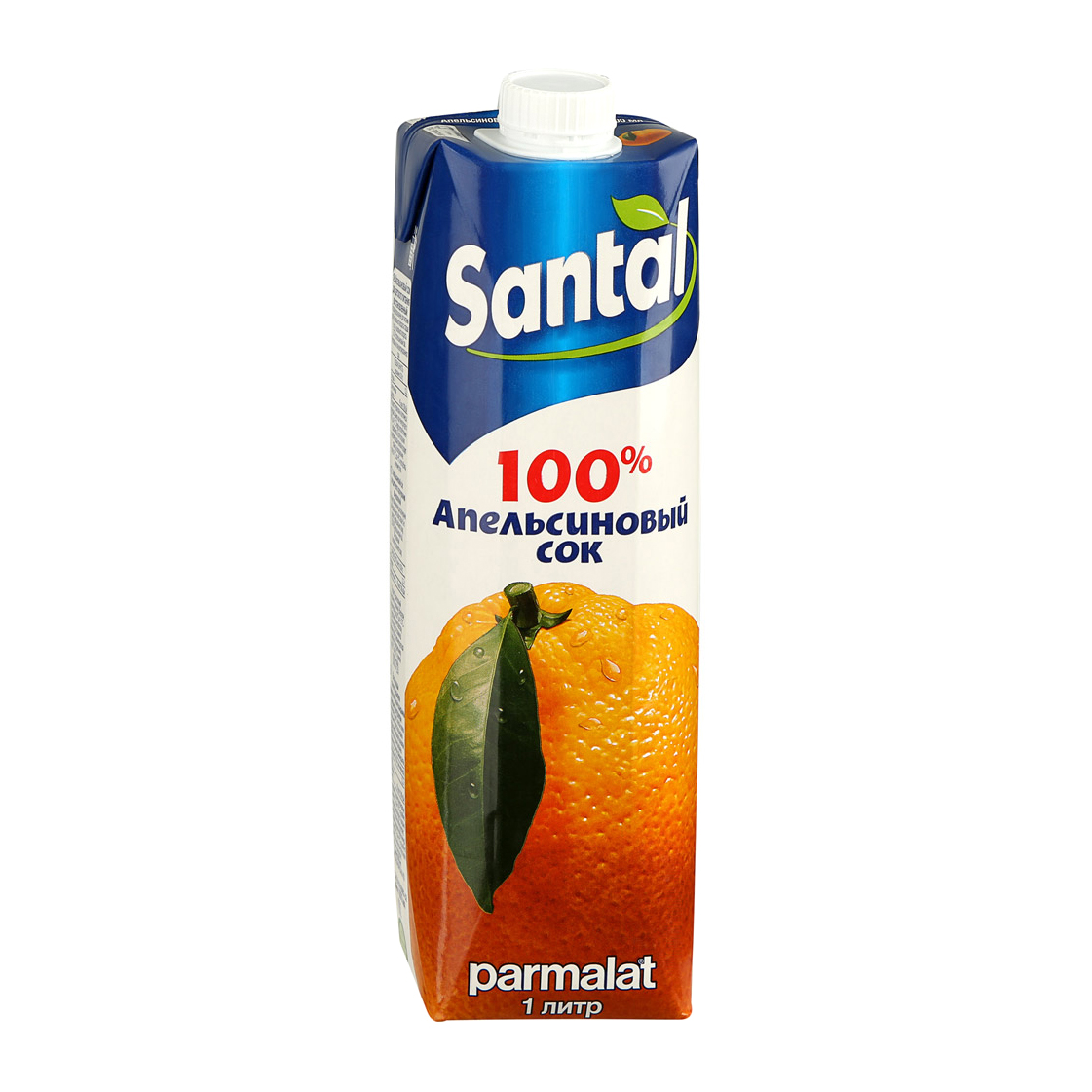 цена Сок Santal апельсиновый 100% 1 л