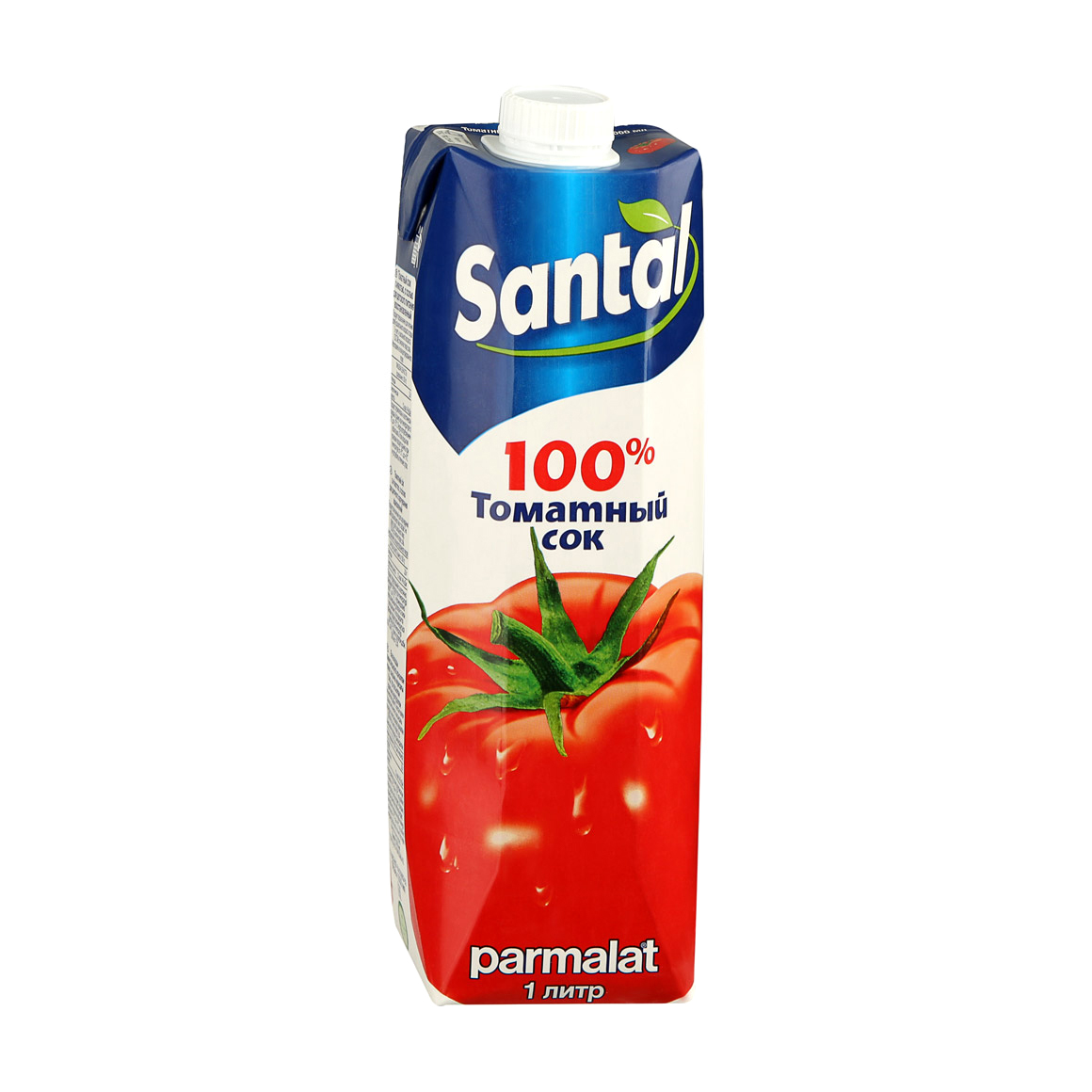 сок томатный 0 97 л Сок Santal томатный 100% 1 л