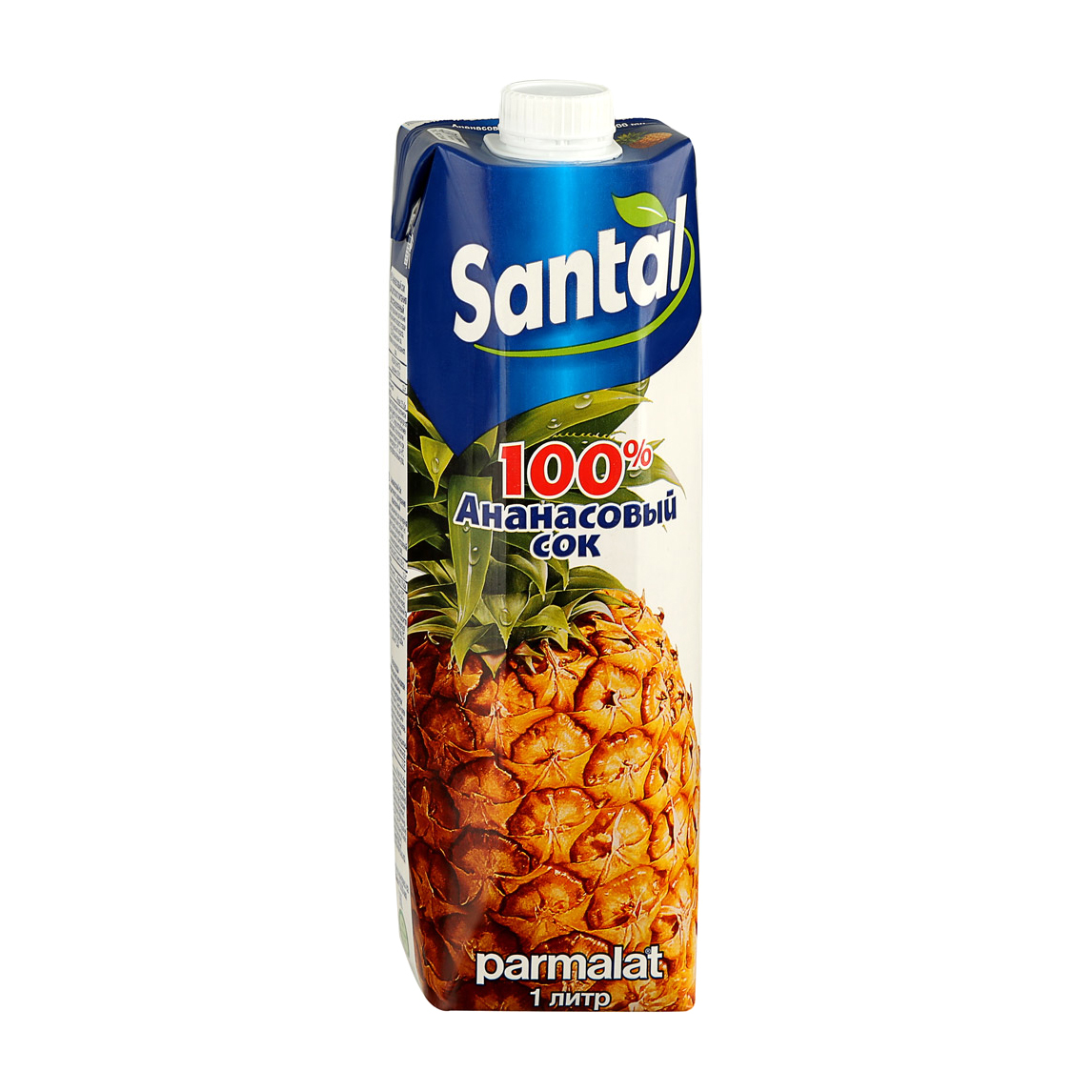 Сок Santal ананасовый 100% 1 л сок ананасовый santal 1 л