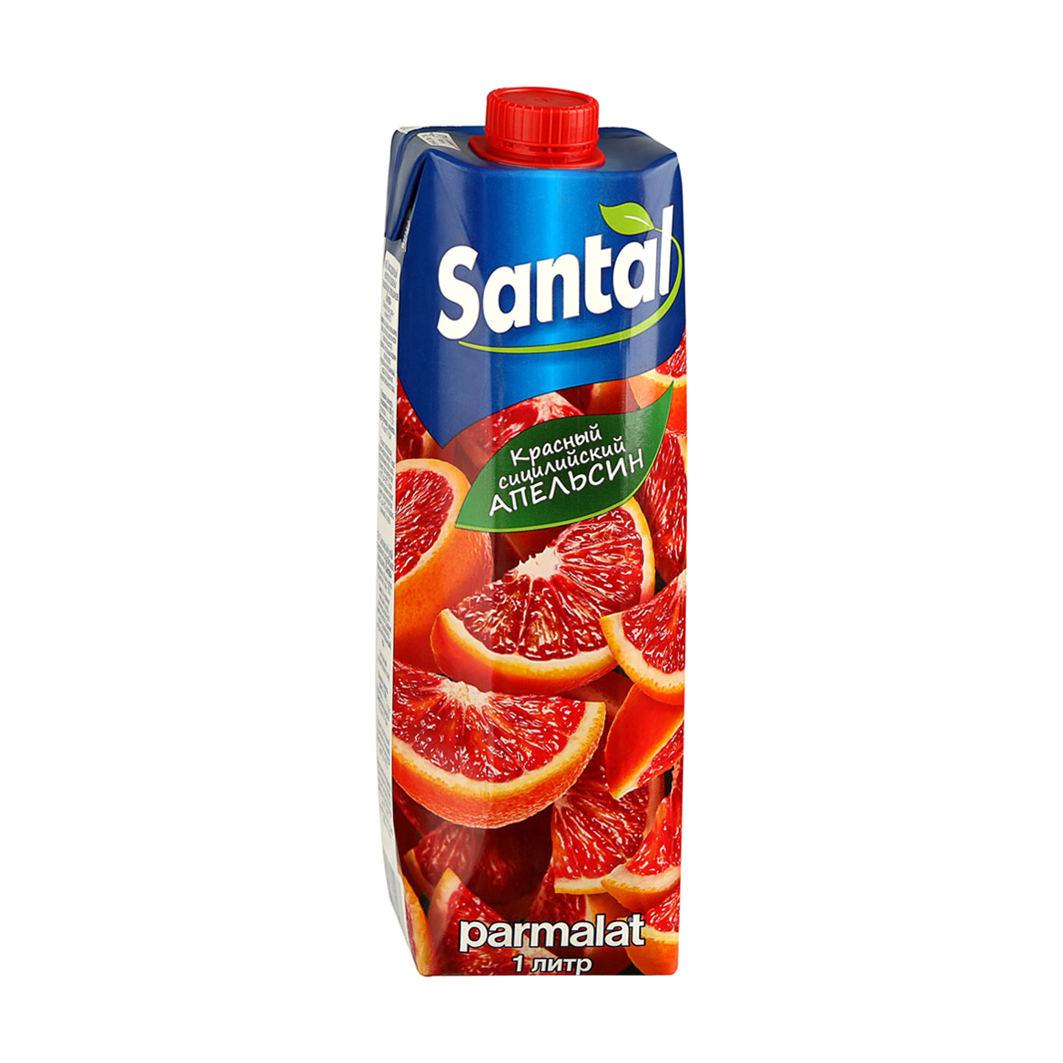 Напиток Santal сокосодержащий из красных сицилийских апельсинов 1 л изотонический напиток vistens апельсин 0 5 литра пэт 6 шт в уп