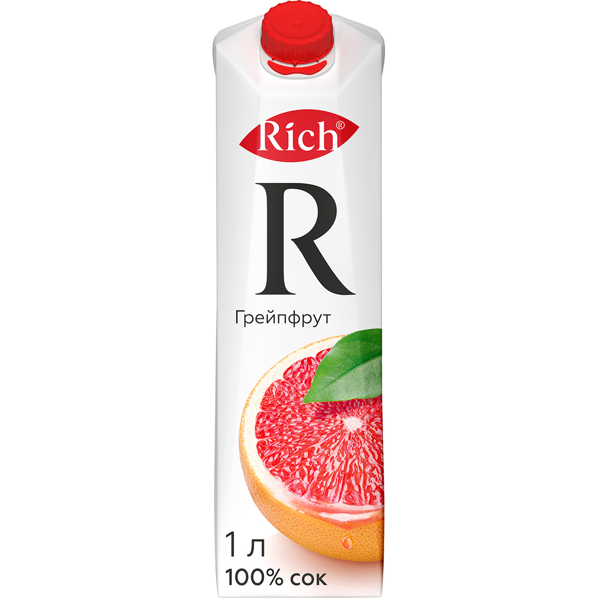 Сок Rich грейпфрутовый с мякотью 1 л сок ambrosia sweet грейпфрутовый 0 3 л ст б