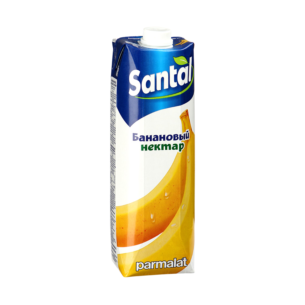 Нектар Santal Банановый 1 л нектар грушевый santal 1 л