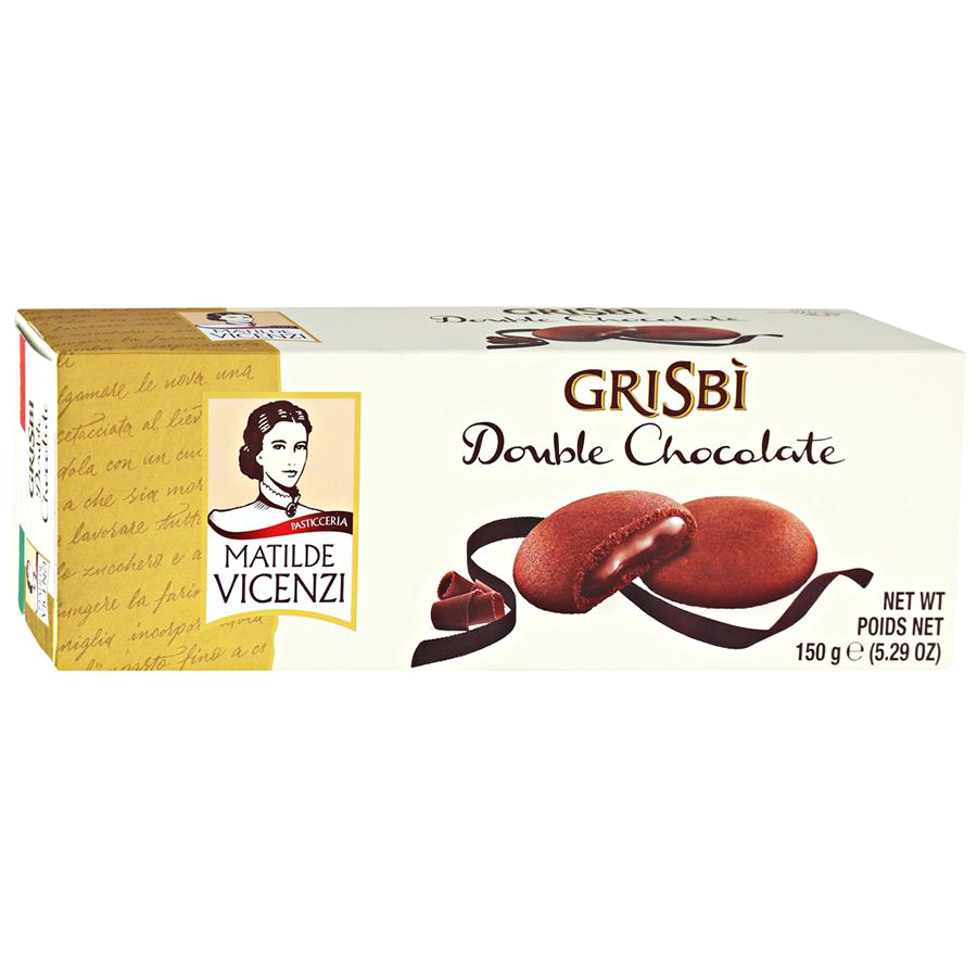 Печенье Grisbi с начинкой из шоколадного крема 150 г паста молочно ореховая cremonte duo с добавлением какао 500 г