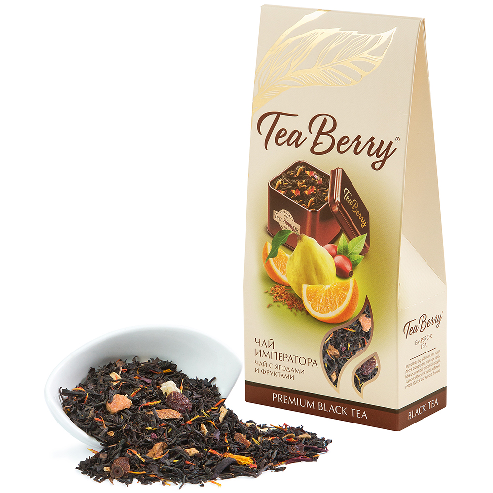 Чай черный TeaBerry Императора 100 г чай черный teaberry сочная клубника со вкусом маракуйи 100 г