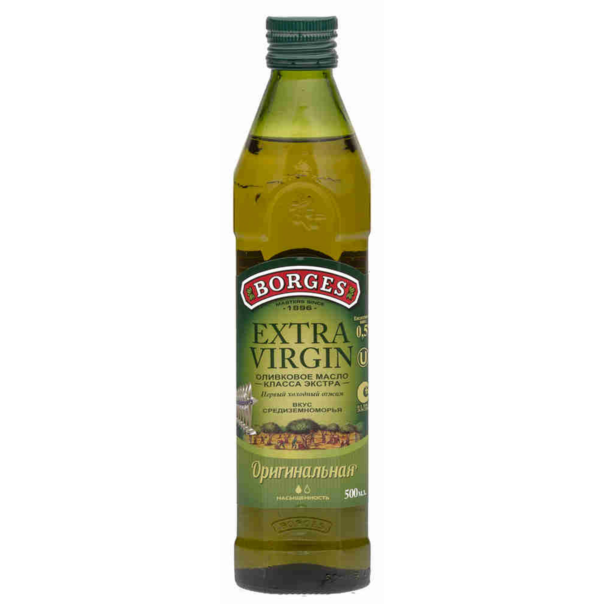 Масло оливковое BORGES E.V 500 мл масло оливковое borges с жареным чесноком 0 2 л стеклянная бутылка