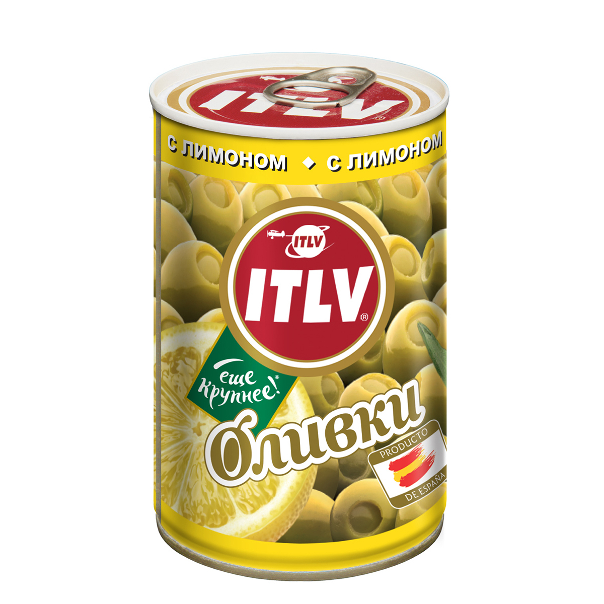 Оливки ITLV с лимоном 314 мл оливки itlv без косточки 314 мл