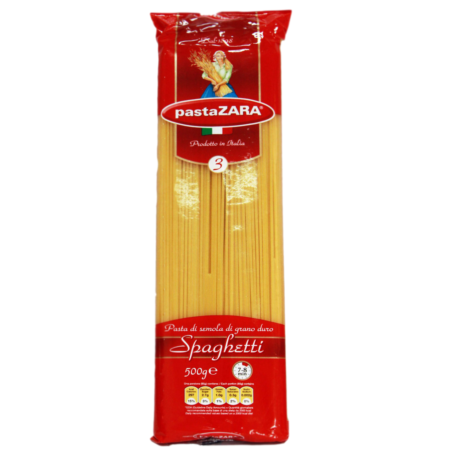 Макаронные изделия Pasta Zara спагетти, 500 г