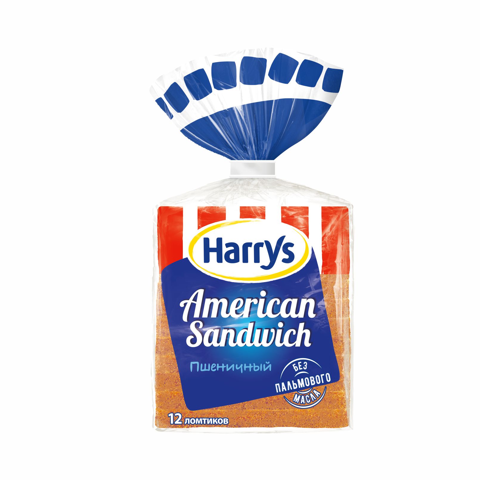 Хлеб Harrys American Sandwich 470 г булочки коломенское пшеничные с кунжутом 180 гр