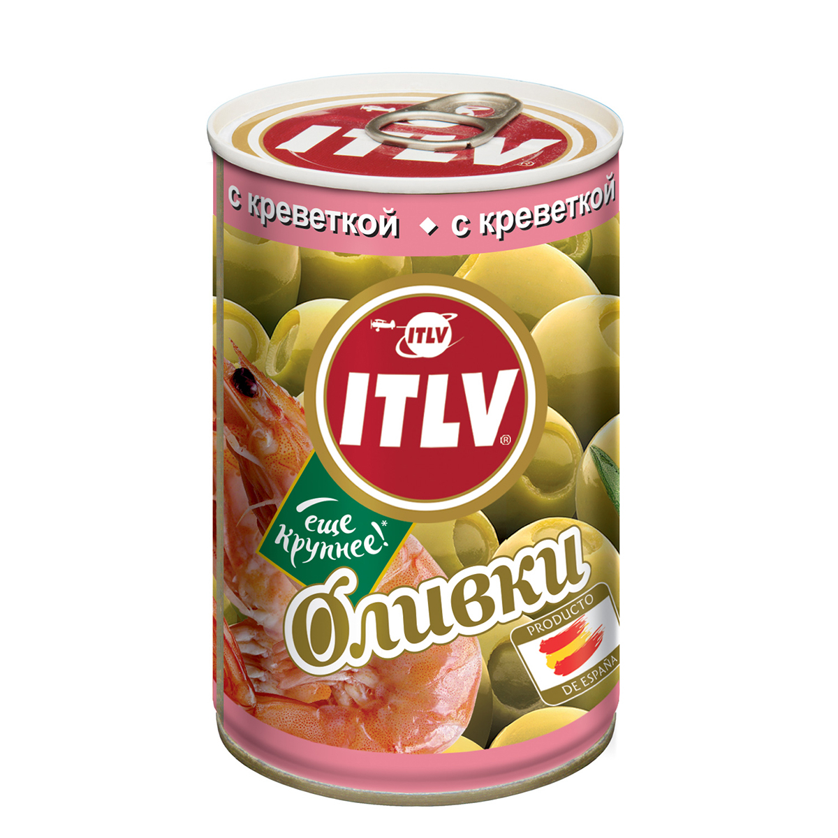 Оливки ITLV с креветками 314 мл оливки зеленые itlv с креветками 314 мл