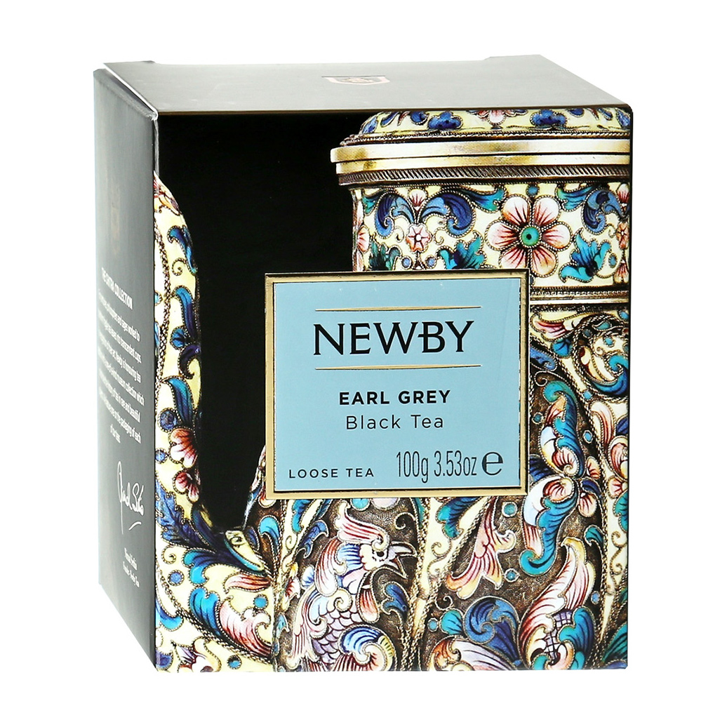 Чай черный Newby Earl Grey листовой 100 г чай черный ароматизированный newby earl grey 50г 25шт пакетированный