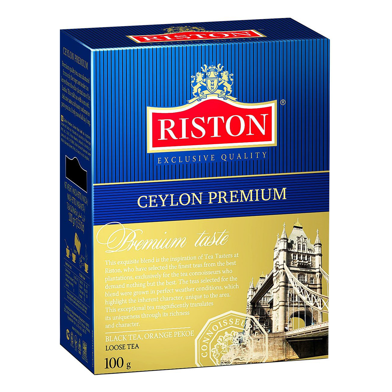 Чай Riston Ceylon Premium. Чай Ристон листовой черный. Чай Riston 100 г. Чай Riston ориджинал Бленд черный 100 пакетиков. Чай ристон купить