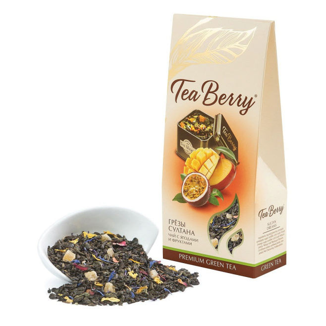 Чай зеленый Русская чайная компания Грёзы султана, 100 г чай черный и зеленый первая чайная компания душевный премиум 90 г