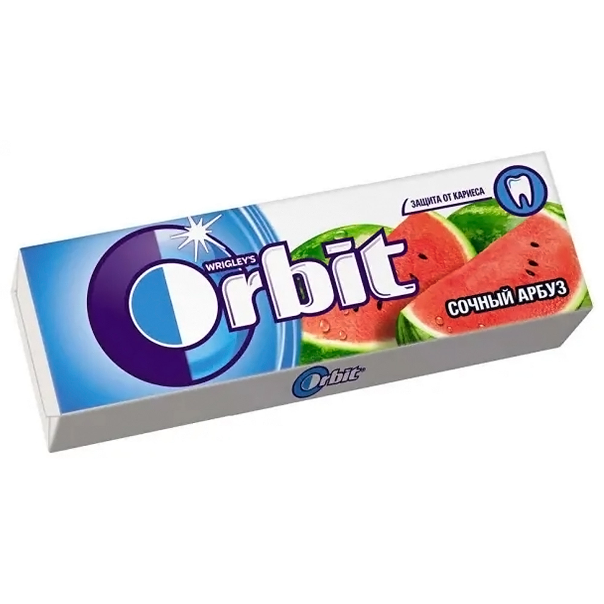 Жевательная резинка Orbit Сочный арбуз, 13,6 г игрушка жевательная литая