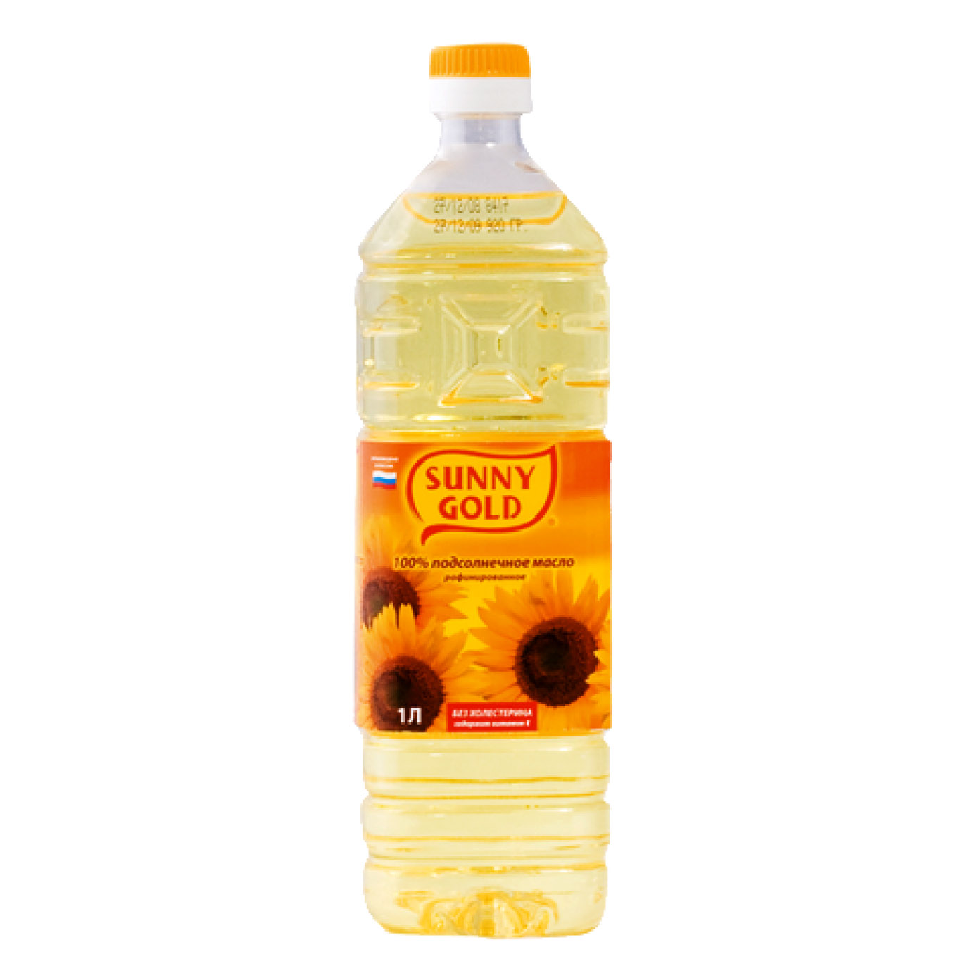 Масло подсолнечное Sunny Gold 1 л масло aro подсолнечное рафинированное дезодорированное 5 литров