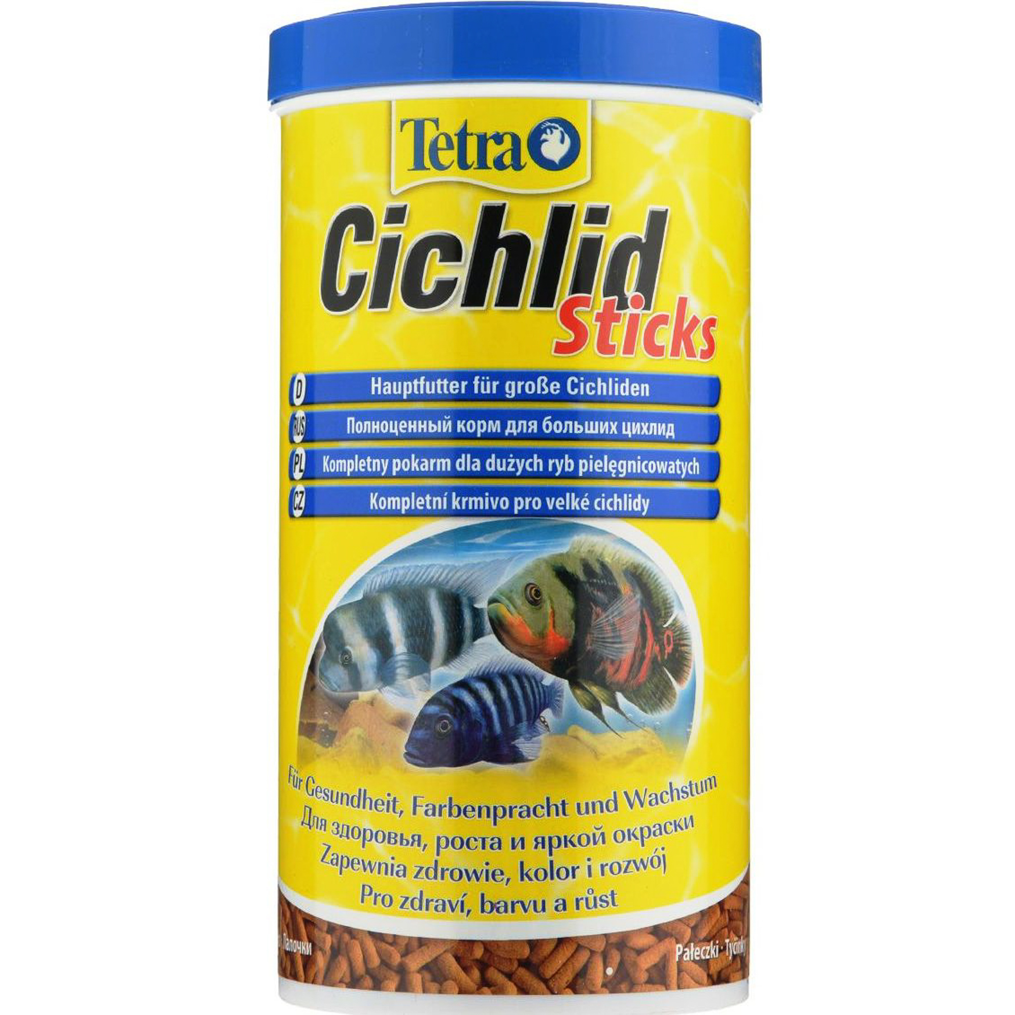 Корм для рыб TETRA Cichlid Sticks 500мл корм для рыб tetra cichlid sticks для всех видов цихлид в палочках 1000мл