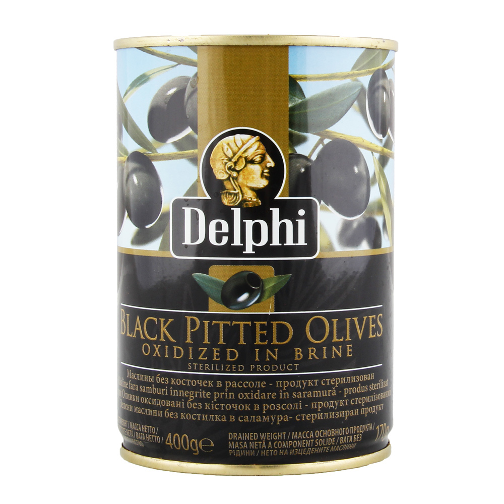 Маслины Delphi без косточки в рассоле 400 г маслины delphi без косточки colossal 820 г