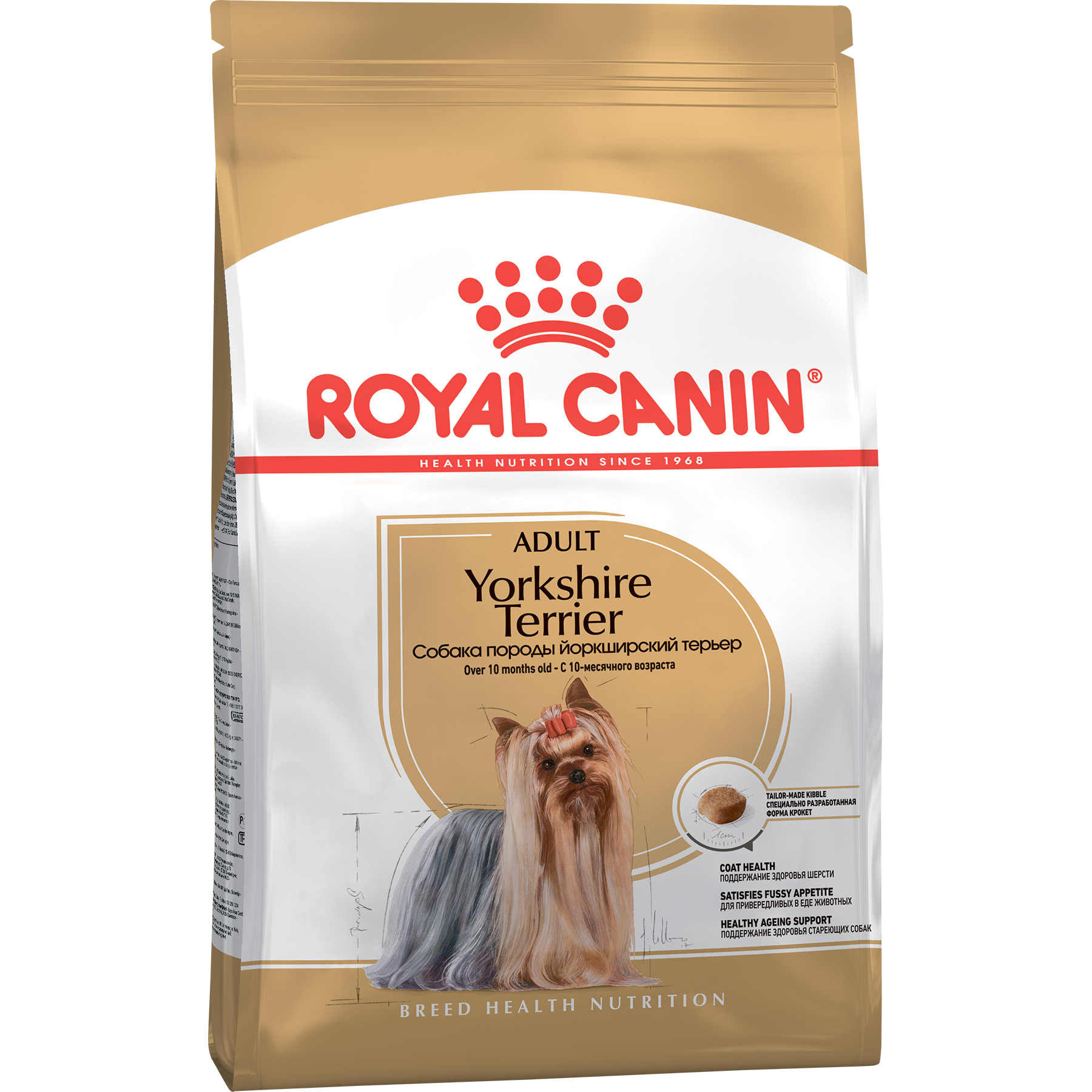 Корм для собак Royal Canin Yorkshire Terrier Adult 500 г корм для собак royal canin size x small adult для миниатюрных пород от 10 месяцев до 8 лет птица 1 5 кг