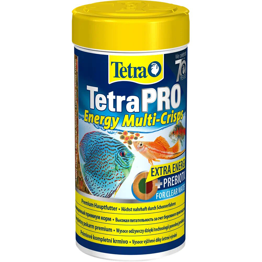 Корм для рыб TETRA PRO Energy Multi-Crisps 250 мл jbl novocrabs корм для панцирных ракообразных чипсы 250 мл