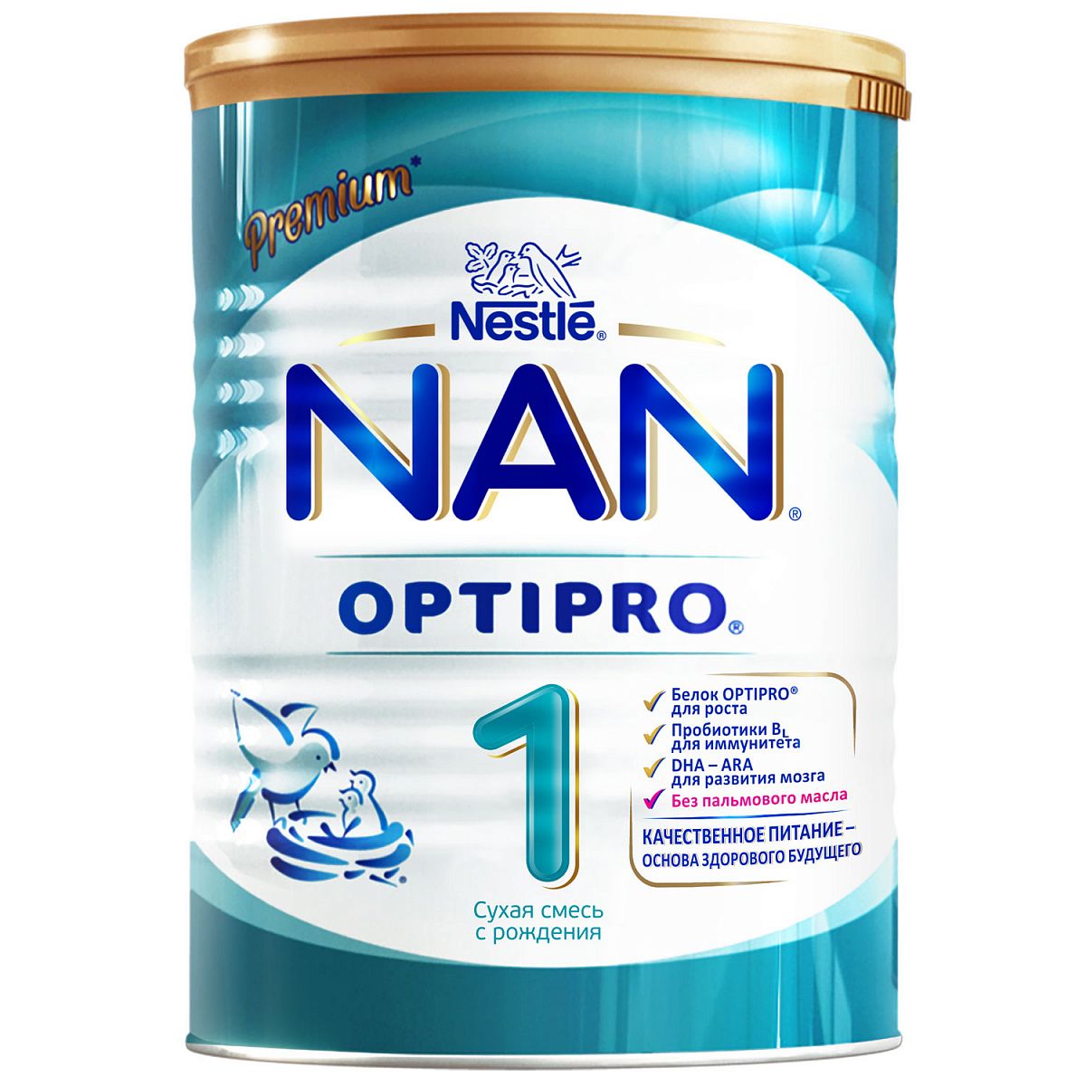 Смесь молочная NAN 1 Optipro с рождения 400 г смесь сухая молочная nan 1 goat на козьем молоке с рождения 400 г