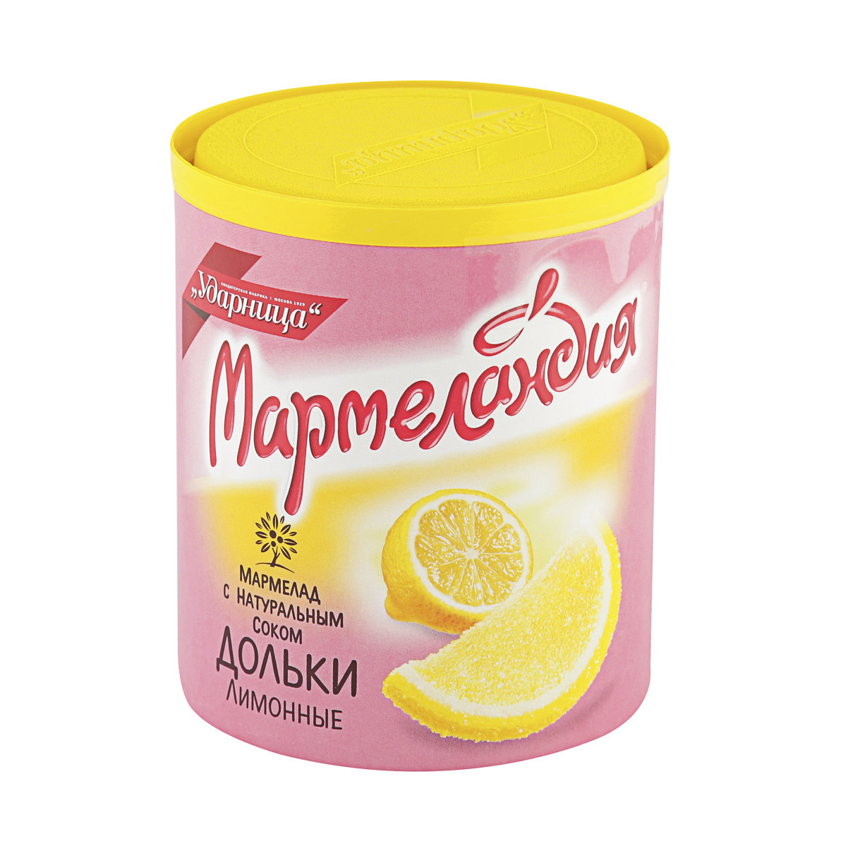 Мармелад Мармеландия Дольки лимонные 250 г лимонные дольки