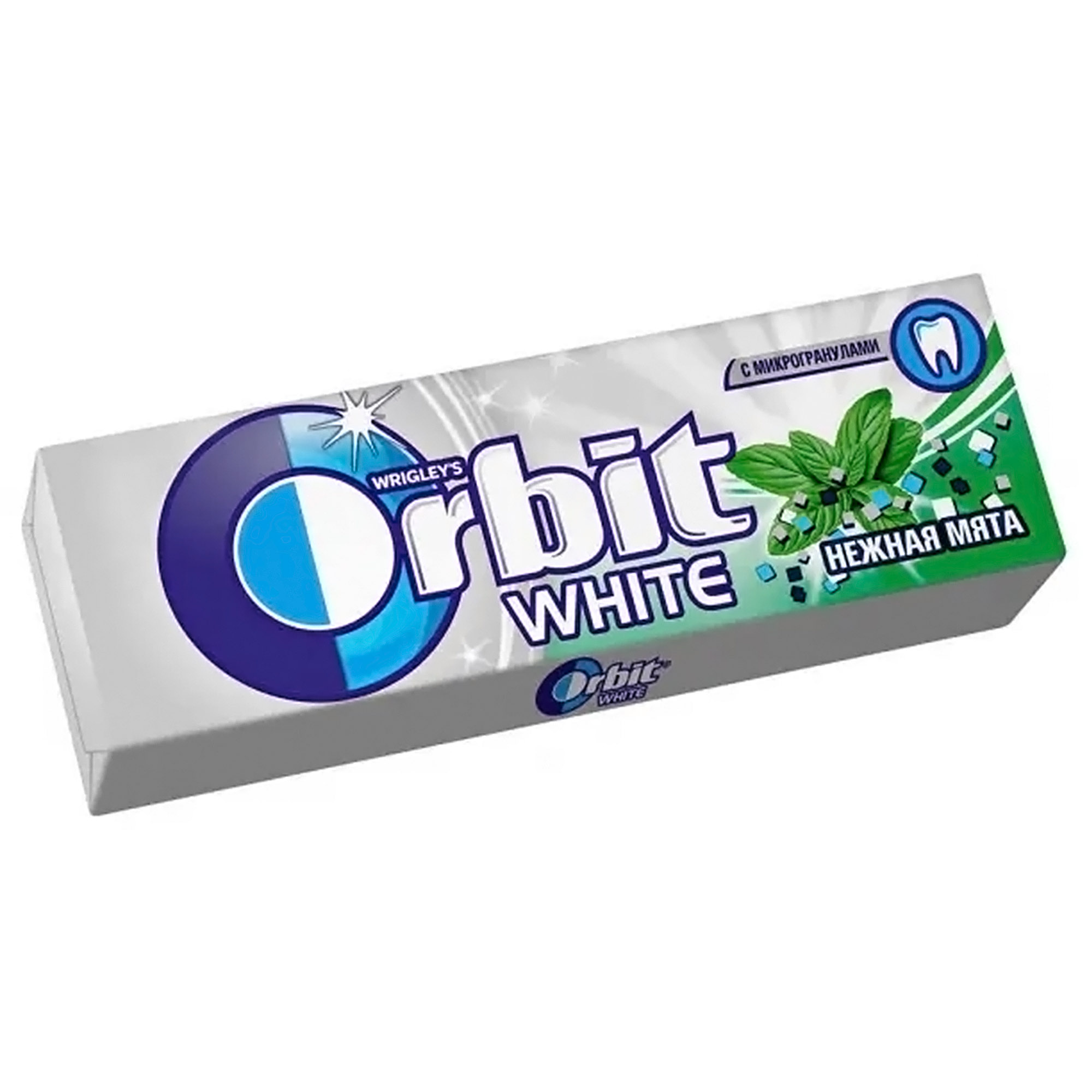 Жевательная резинка Orbit White Нежная мята, 13,6 г