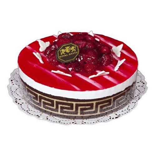 Торт малиновый Royal Baker творожно-йогуртовый 1,1 кг торт royal baker эскимо 550 г