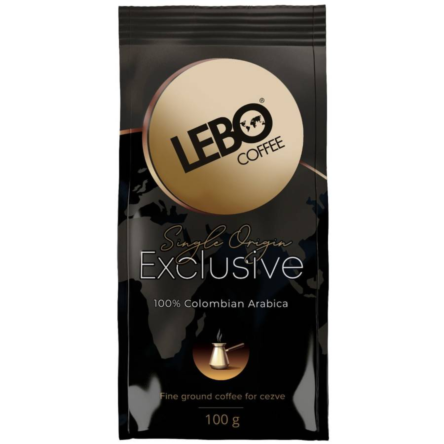 Кофе LEBO COFFEE эксклюзив молотый для турки 100 г