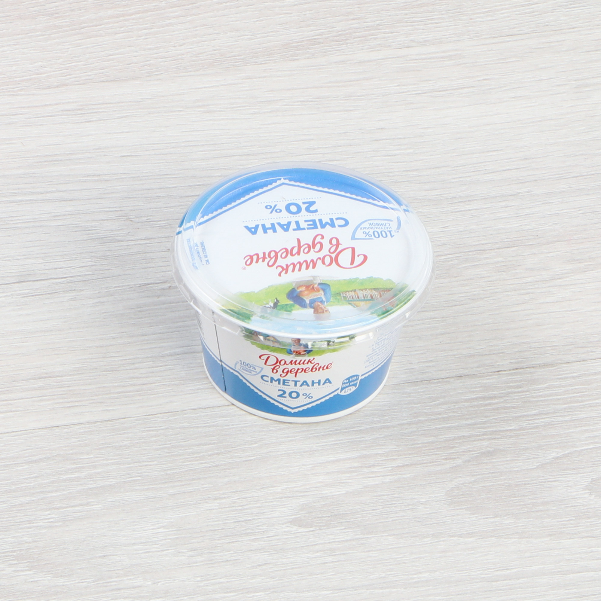 Сметана Домик в деревне 20% - купить в интернет-магазине по низкой цене на Яндек