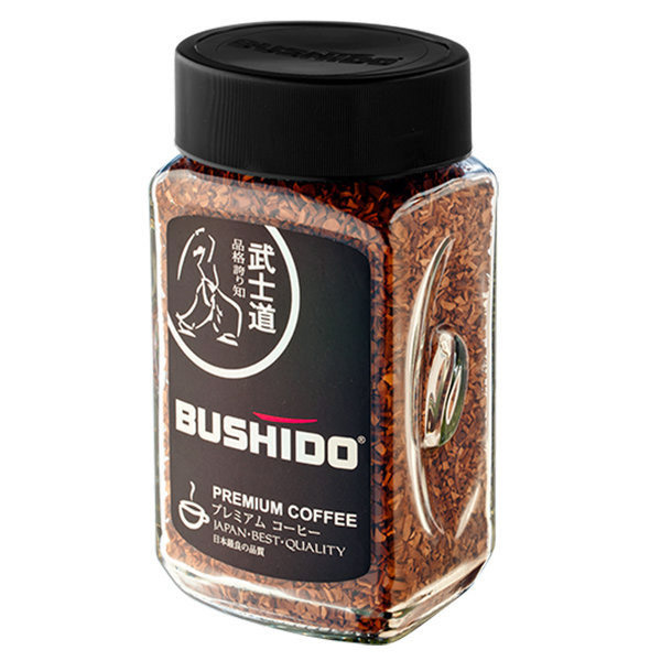 Кофе растворимый Bushido Black Catana 100 г кофе jacobs monarch якобс монарх растворимый ст 190 гр