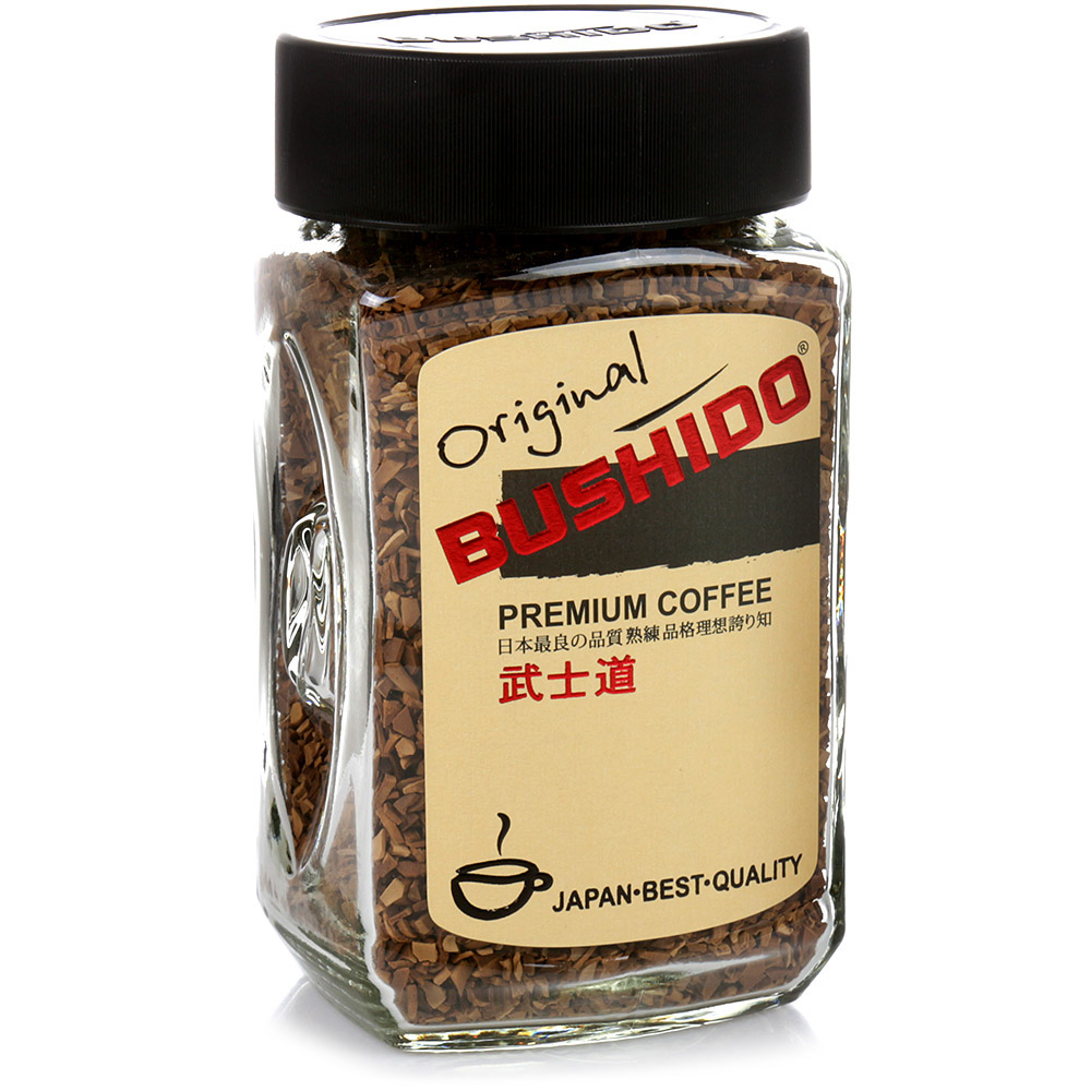 Кофе растворимый Bushido Original 100 г кофе растворимый 3 в 1 петровская слобода крепкий 20 г 25 пакетиков