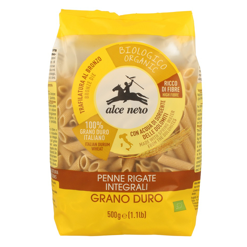 Макаронные изделия Alce Nero ORGANIC Penne Rigate 500 г макаронные изделия pasta zara 49 перья 500 г