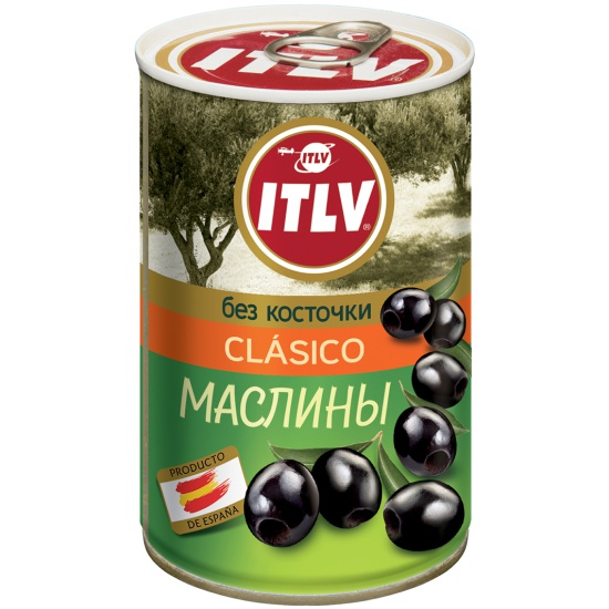 Маслины без косточки ITLV Clasico, 314 мл оливки itlv с лососем 314 мл