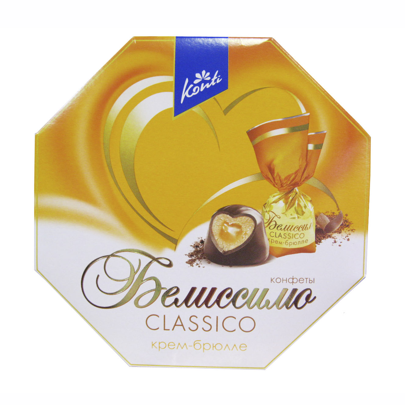 Набор конфет Konti Белиссимо Classico Крем-брюле 255 г набор конфет konti золотая лилия toffee 175 г
