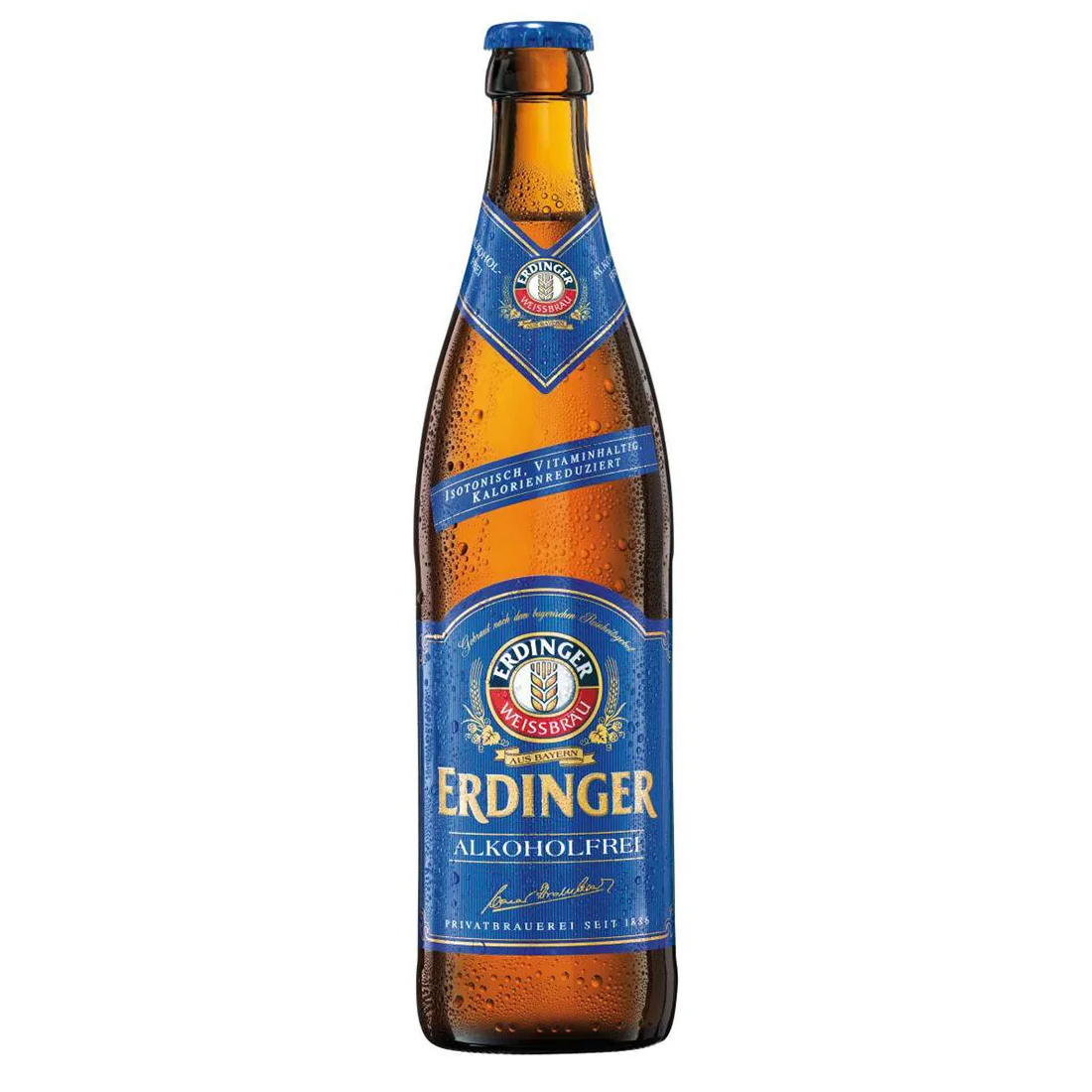 Пиво безалкогольное Erdinger нефильтрованное, 500 мл пиво безалкогольное maisels weisse alkoholfre безалкогольное светлое нефильтрованное 500 мл