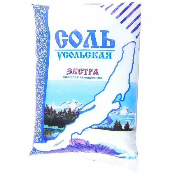 Соль Усолье Усольская Экстра пищевая 1 кг соль полесье экстра 1 кг