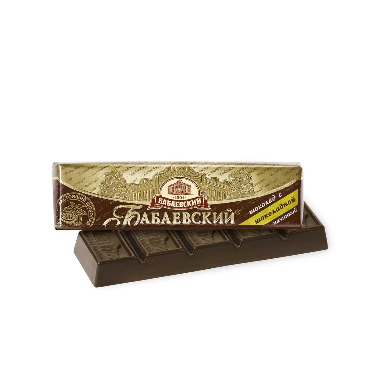 Батончик Бабаевский с шоколадной начинкой, 50 г батончик джумка с воздушной кукурузой 37 гр