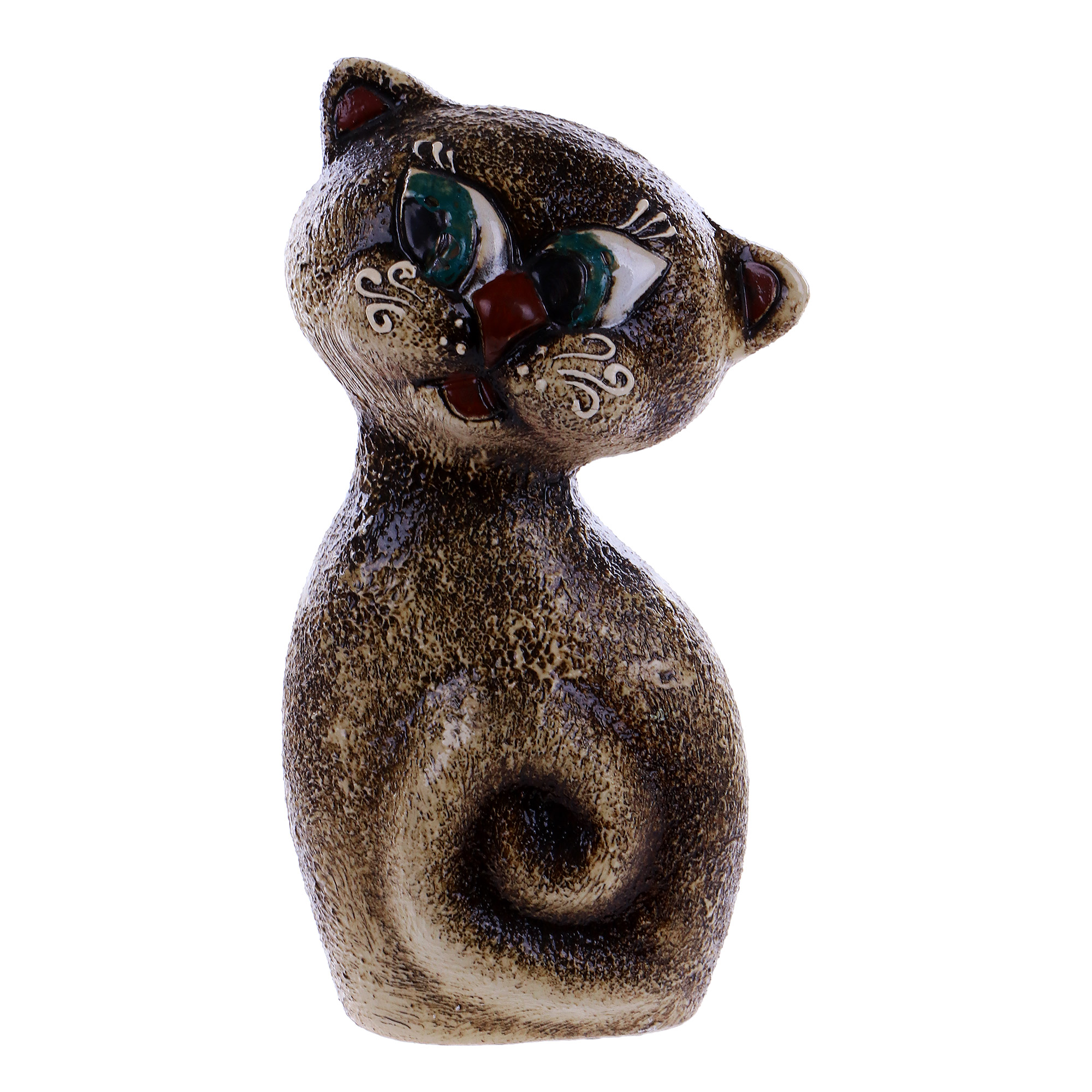 Скульптура керамическая котенок Porc-сeramic статуэтка скульптура bogacho