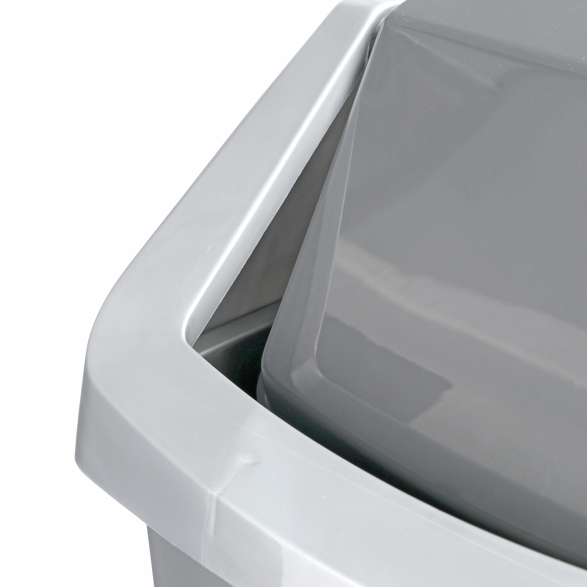 Контейнер для мусора Curver Контейнер мусорный 25 л (04044-877-65), цвет серый - фото 5