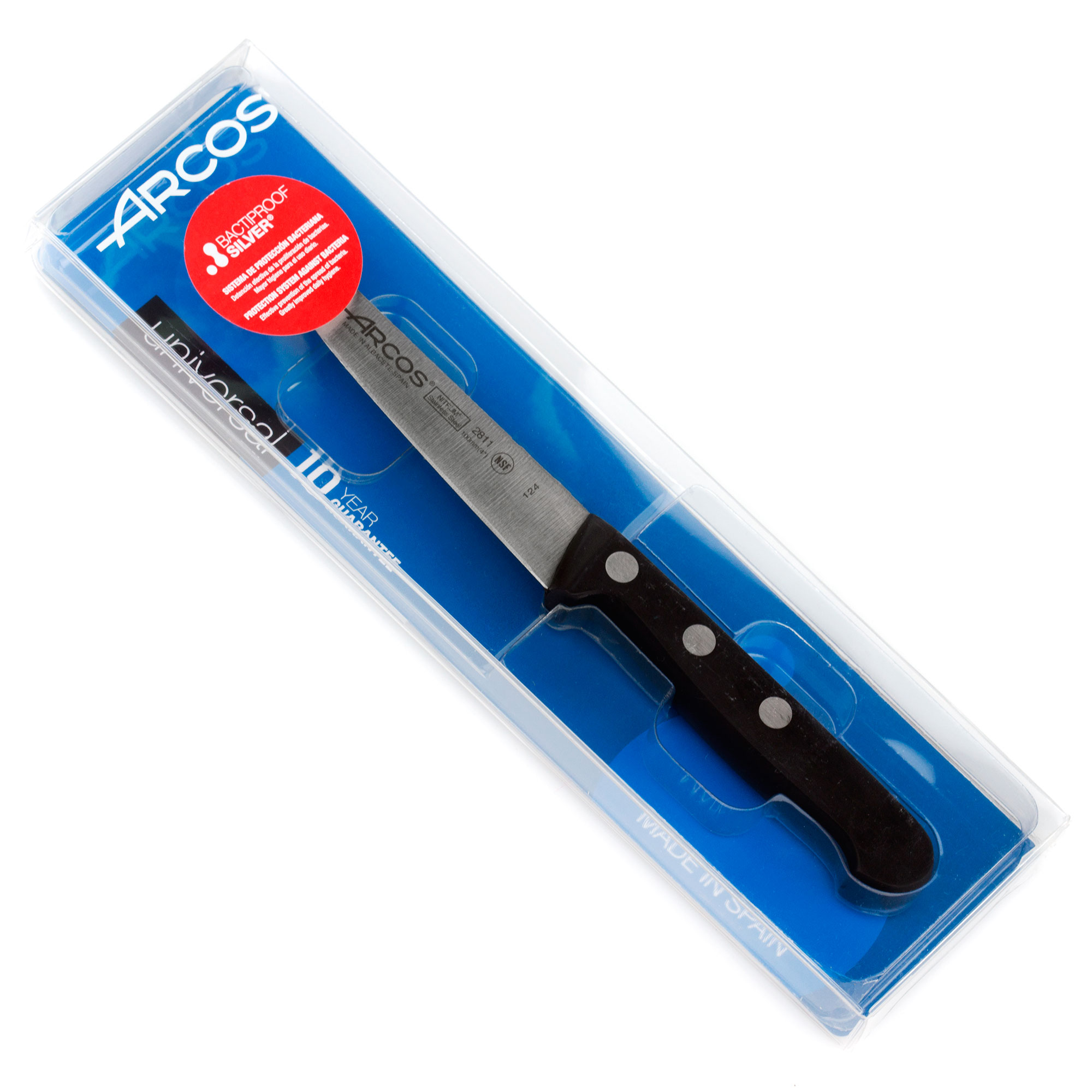 Нож овощной Arcos Universal 10 см, цвет стальной - фото 3