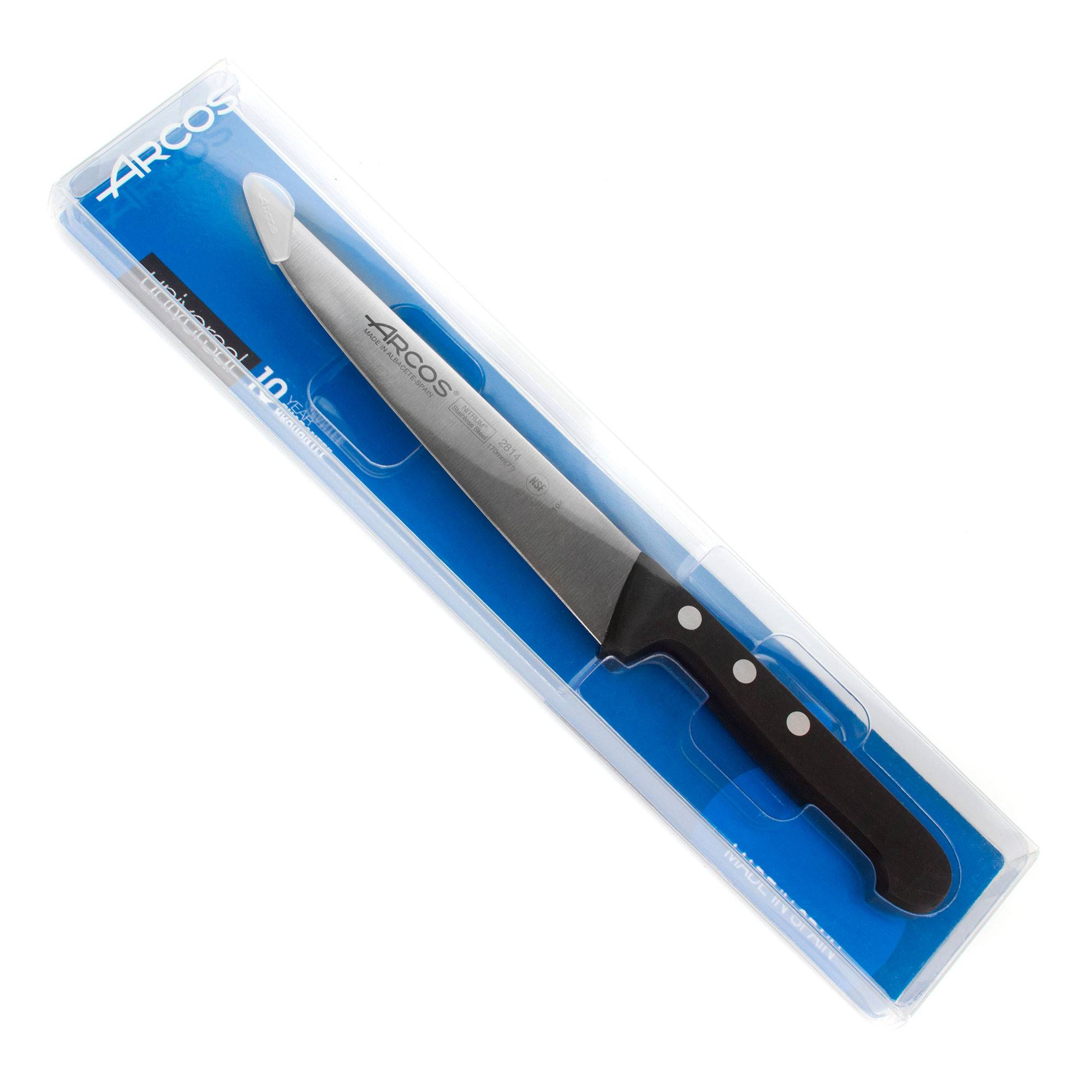 Нож кухонный Arcos Universal 17 см, цвет стальной - фото 3